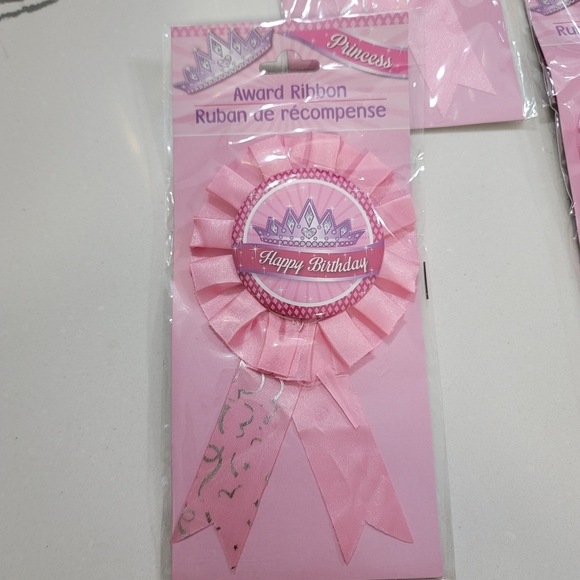 Birthday girl princess party ribbons 15 guests and 1 birthday girl party ribbon - Picture 3 of 4